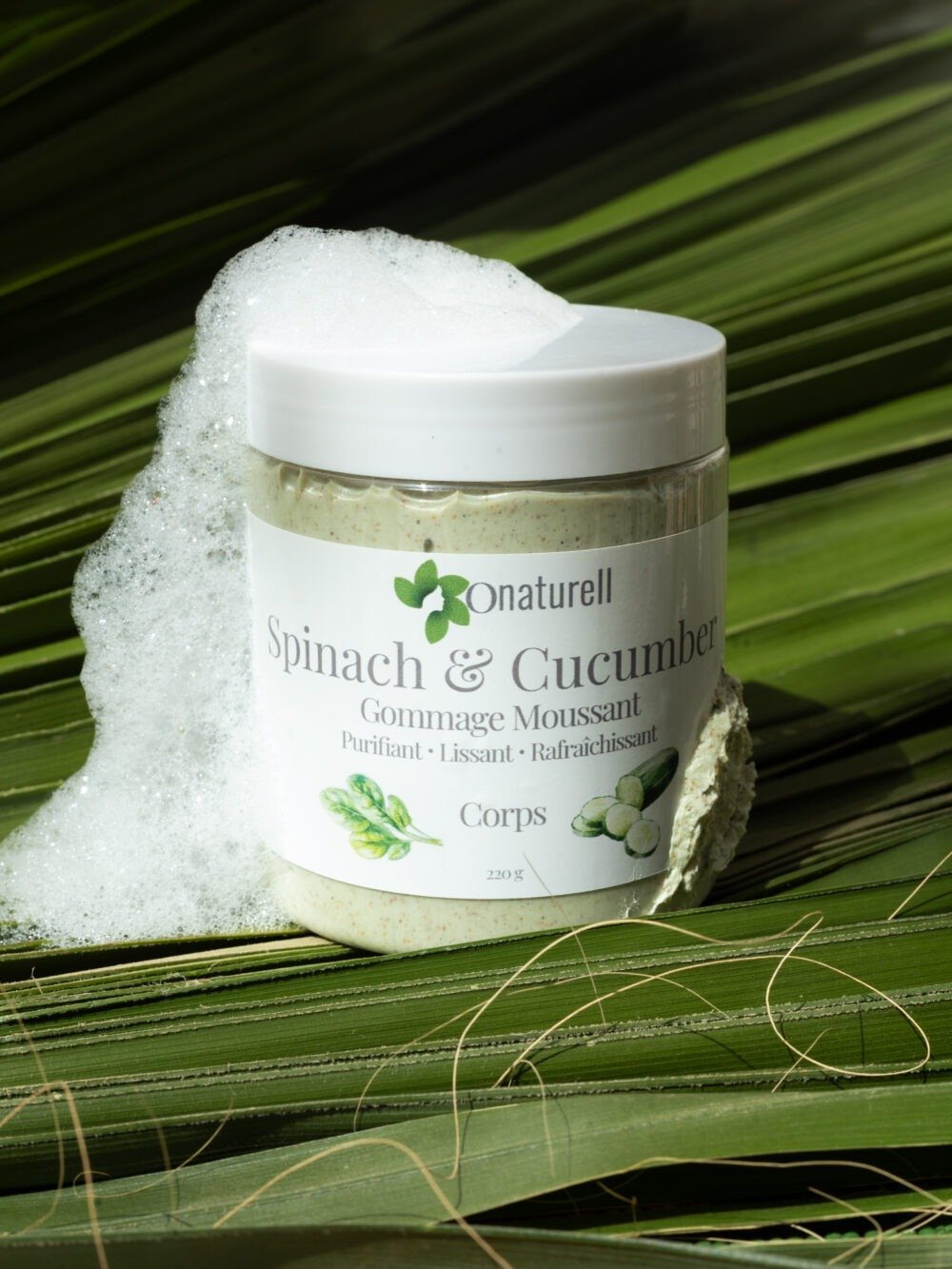 Spinach & Cucumber Foaming Scrub