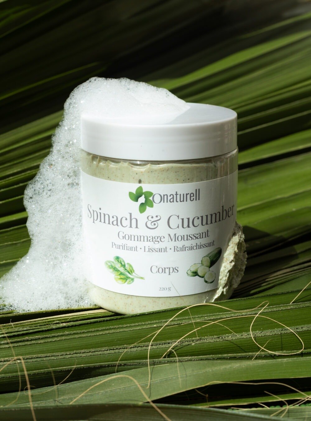 Spinach & Cucumber Foaming Scrub